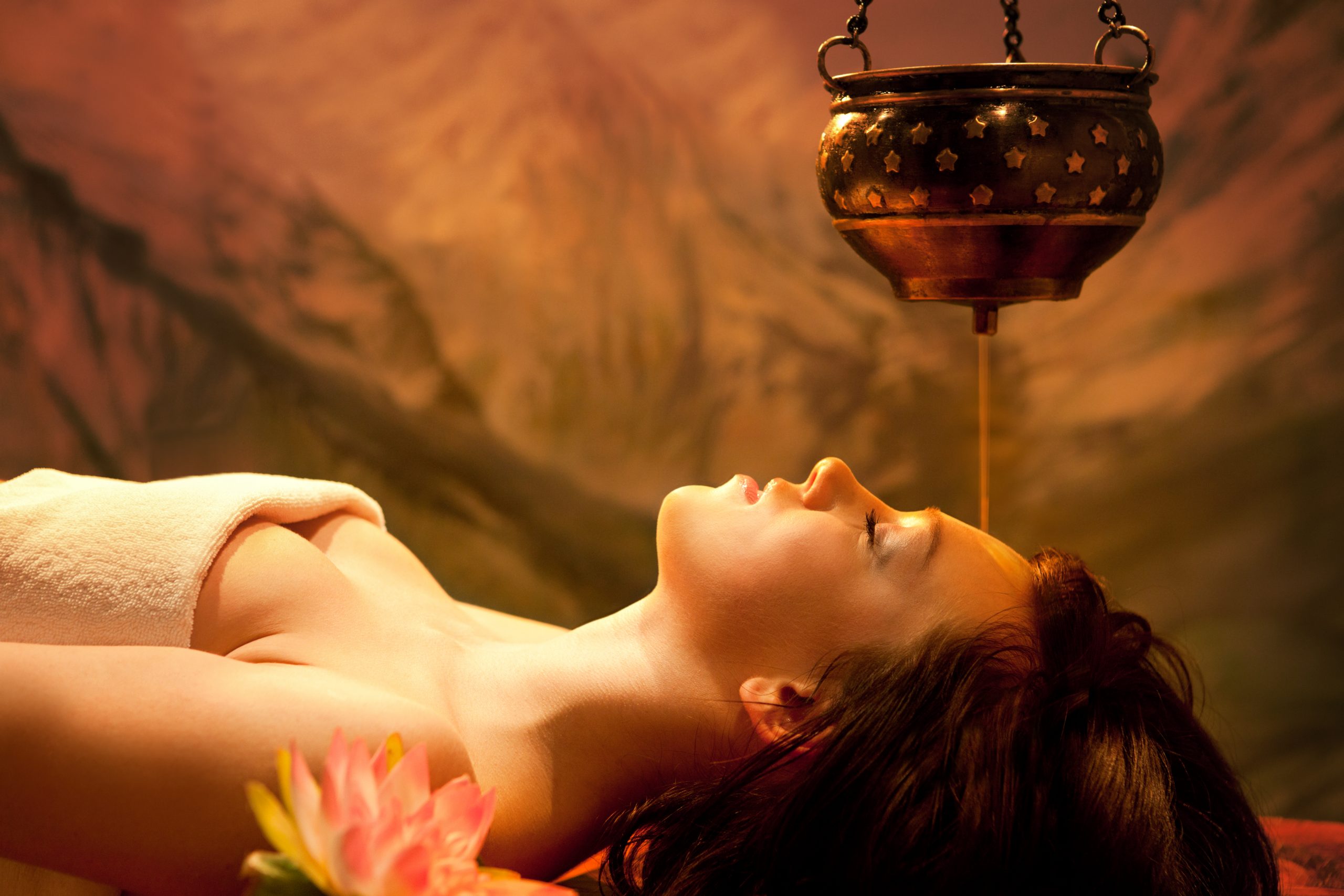 massage ayurvedique huile